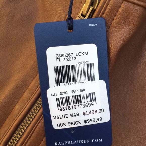 RALPH LAUREN Leather Western Pants Plus Sz 14 NEW! - Picture 2 of 11